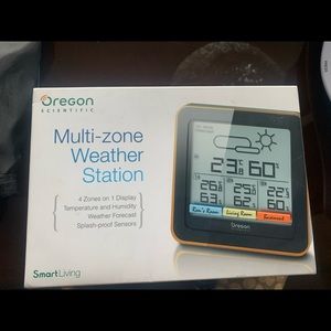 Oregon scientific multi zone weather station, new in box